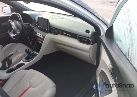 2019 Hyundai Veloster Turbo Ultimate z USA, uszkodzony, nr VIN KMHTH6AB5KU015786